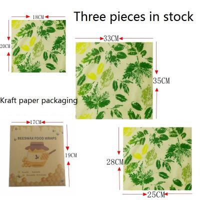 China Zero Waste Reusable Eco Beeswax Food Wrap Sustainable Sandwich Bag for sale