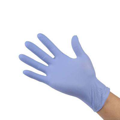 China S M L XL Disposable Powder Free Nitrile Gloves Non Sterile for sale