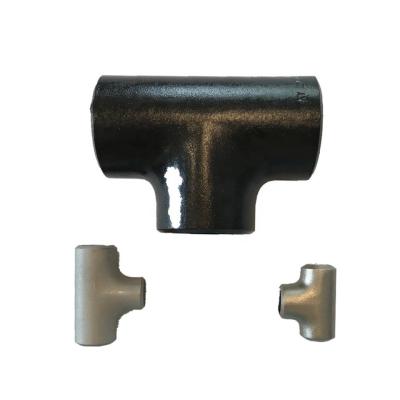 China Ansi B16.9 Pipe Fittings Equal Tee Butt Welding SMLS TEE 1/4 Inch To 40 Inch Rollingsand for sale