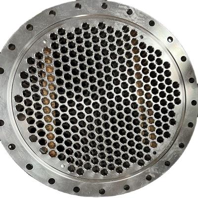 China Diameter Forged Flange Double Boiler Fixed Stationary Tube To Condenser Tubesheet Heat Exchanger for sale