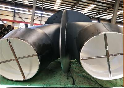 Chine grande pièce en t de courbures des garnitures de tuyau d'acier au carbone de Lsaw de taille de 30° 45° 60° Y à vendre