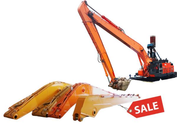 Quality 18m Long Reach Excavator Boom Heavy Equipment Long Arm For Cleaning Riverbed for sale