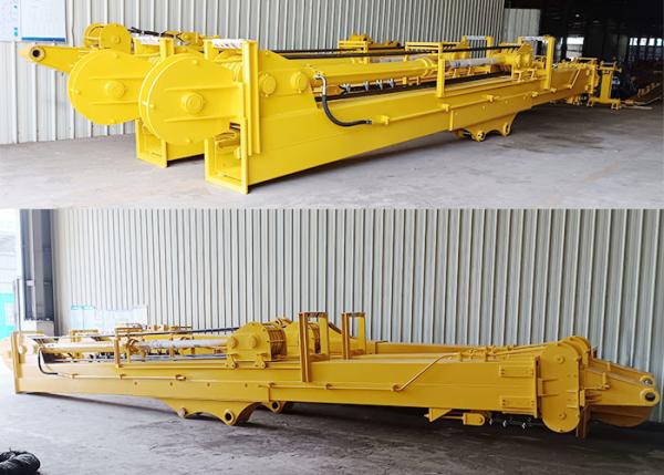 Quality Hydraulic Excavator Telescopic Dipper Arm 25m 30m 32m With Clamshell Bucket for sale