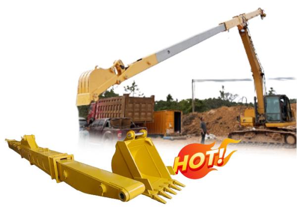 Quality 14M 15M Excavator Telescopic Arm Long Arm With Bucket Digging Foundation Pit for sale