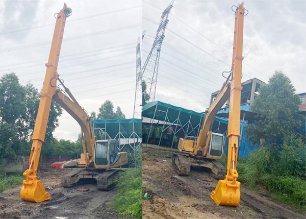 Quality Q690D HG785 Excavator Telescopic Boom Long Reach Boom With 16m Digging Depth for sale