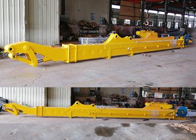 Quality 14M 15M Excavator Long Reach Boom , Clamshell Telescopic Arm Robust structure for sale