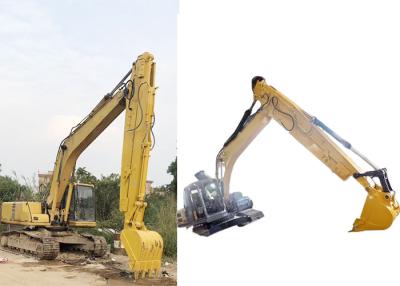 Quality 12M 10M Telescopic Digger Sliding Boom Arm , Q355B Excavator attachments for sale