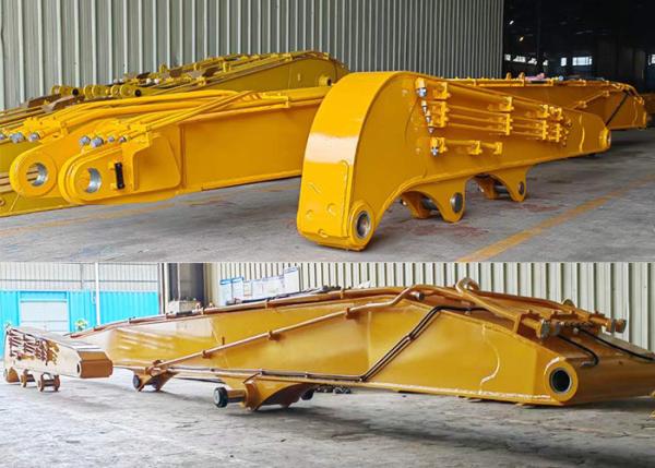 Quality 16m 18m 19m Excavator Piling Boom And Arm Pile Driver Attachment High Strength for sale