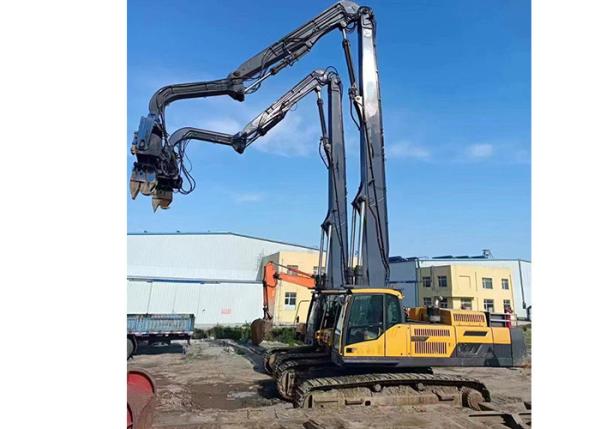 Quality OEM 20-85 Ton Excavator Hydraulic pile arm With 160 Degree Max Pile Angle for sale