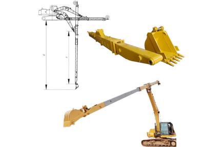 Quality 6 Ton-36 Ton Excavator Mounted Clamshell Telescopic Arm For 15M Digging Depth for sale