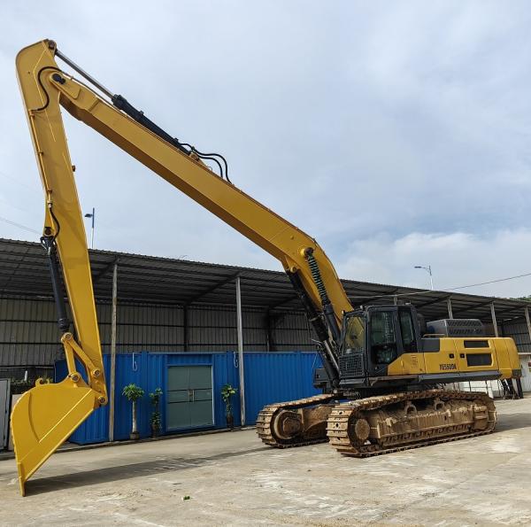 Quality Customized Color Excavator Long Reach Boom 24m For Dredging Or Digging Sand for sale