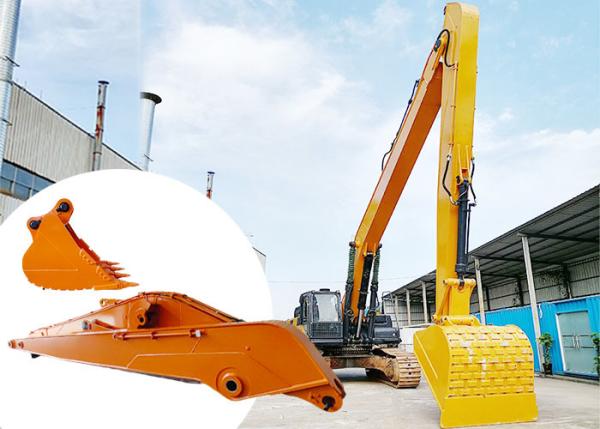 Quality Customized Color Excavator Long Reach Boom 24m For Dredging Or Digging Sand for sale