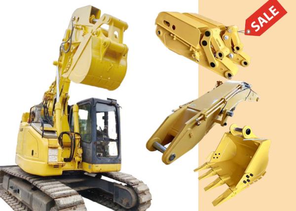 Quality 45-50 Ton Excavator Tunneling Arm with Bucket / Breaker for sale