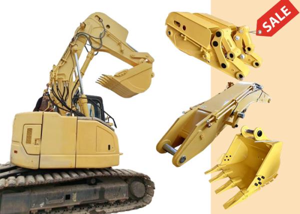 Quality 45-50 Ton Excavator Tunneling Arm with Bucket / Breaker for sale