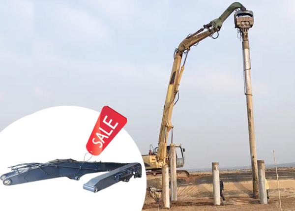 Quality 30ton-38ton Excavator Pile Driving Arm Pile Driver Attachment For Piling Higher for sale