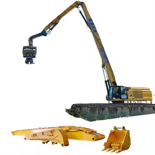 Quality OEM 20-85ton Excavator Pile Driving Arm , Hydraulic Vibratory Pile Driver Arm for sale