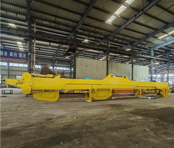 Quality Long Reach Telescopic Boom For Excavator , Construction Sites Metal Telescopic for sale