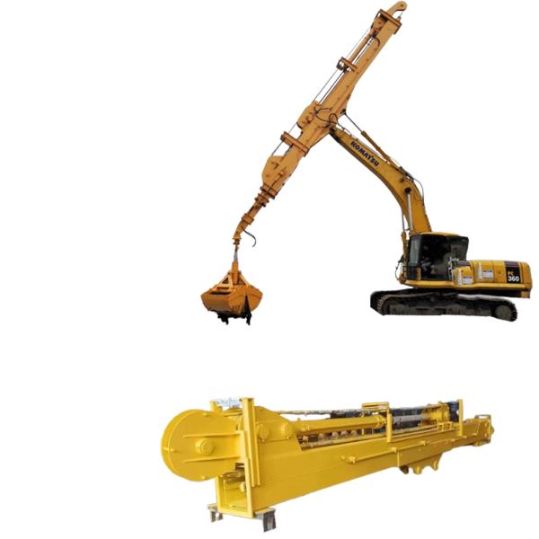 Quality Custom Excavator Attachments Extendable Boom Arm Lightweight Design for sale