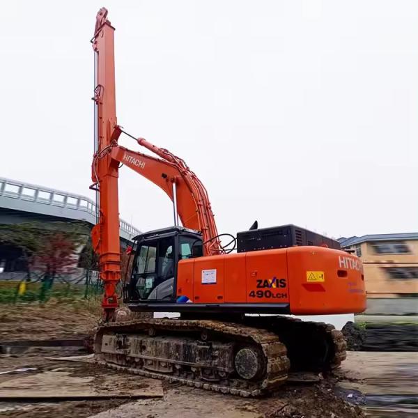 Quality Three Section Excavator Telescopic Boom Arm For Heavy Machinery Deep Excavation for sale