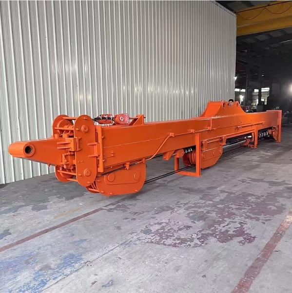 Quality Three Section Excavator Telescopic Boom Arm For Heavy Machinery Deep Excavation for sale