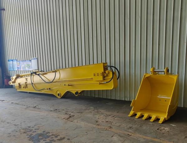 Quality Q355B Excavator Telescopic Boom Dipper Arm Long Reach Wear Resistant for sale