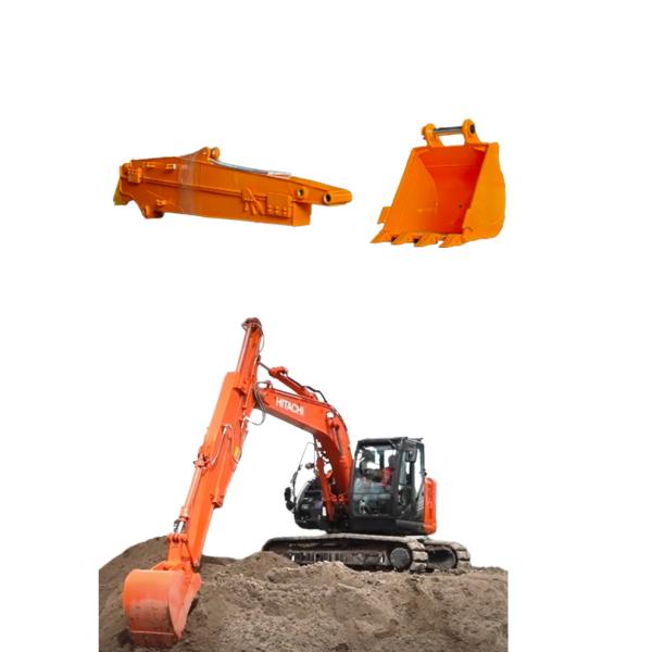 Quality Q355B Long Reach Telescopic Sliding Arm 8-12m For Hydraulic Hitachi Excavator for sale