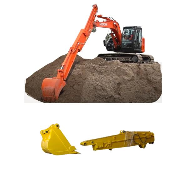 Quality Q355B Hydraulic Excavator Sliding Arm , Digger Long Arm For Foundation Pits for sale