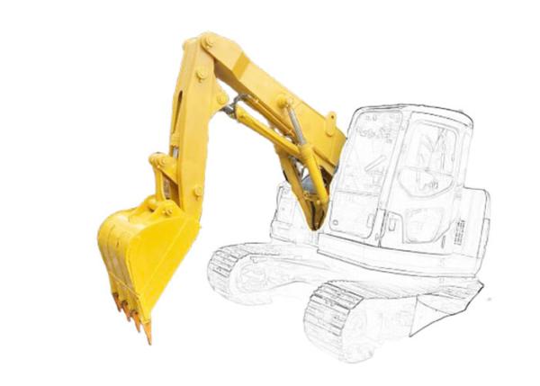 Quality Shaogang Q355B 30-36 ton Excavator Shorten Arm Tunnel Boom With Bigger Cylinders excavator shorten boom excavator tunnel arm tunnel boom for sale