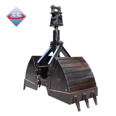 China 20 Ton Excavator Clamshell Bucket Hydraulic Single Tank Conch Claw for sale