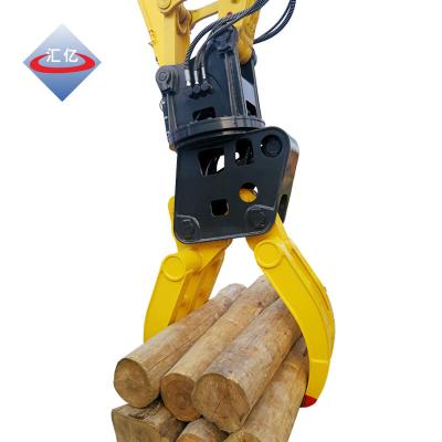 China El excavador giratorio Grapple Hardox 400 cultiva el gancho agarrador hidráulico de la roca en venta