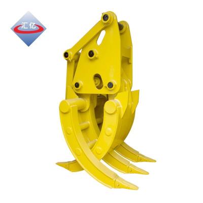 China Non Rotatable Throttle Hydraulic Grabs For Excavators Mechanical for sale