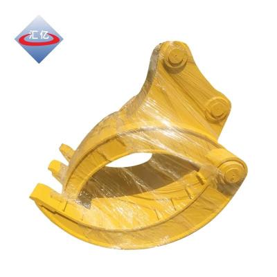 China Komatsu PC450 Mechanical Grapple For Tractor 2500 Mm Excavator Rock Grapple for sale