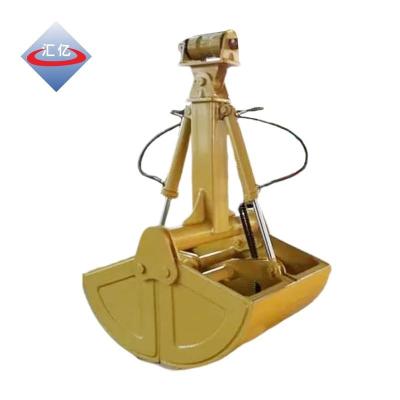 China 50 Ton 300 Jaw Excavator Clamshell Bucket Clamshell Grab Bucket 360 Degree Rotating for sale