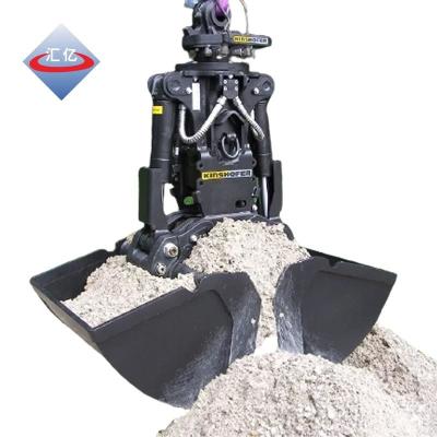 China máquina escavadora Clamshell Bucket Backhoe de 1000mm uma rotação de 360 graus à venda
