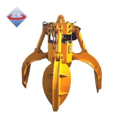 China ISO 9001 Yellow Hydraulic Grapple Attachment 20T mini digger log grab for sale