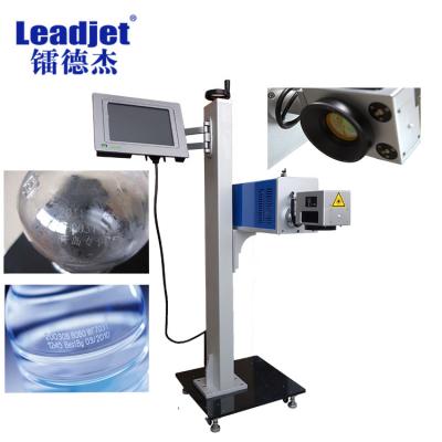 China C-T10 10W Co2 Flying Laser Marking Machine , Laser Date Code Printer For PET Bottles for sale
