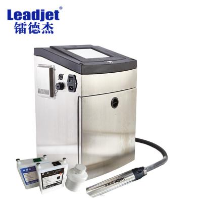 China La tinta blanca de V380P seca inmediatamente a la impresora de chorro de tinta de Leadjet 48 Dots With pantalla táctil de 8 pulgadas en venta