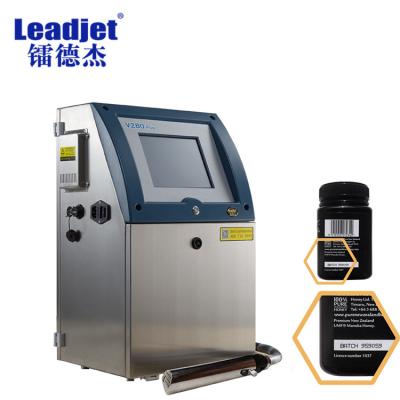 China V280 secan inmediatamente líneas continuas industriales de las impresoras de chorro de tinta 1Lines 4 35 kilogramos en venta