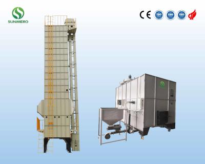 China Secador de grão de aço inoxidável vertical do grupo 60 toneladas para Paddy Drying à venda