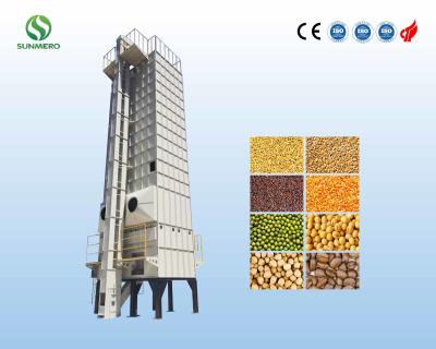 China Fully Automatic Vertical Grain Dryer 30ton Per Batch For Wheat Flour Plant for sale