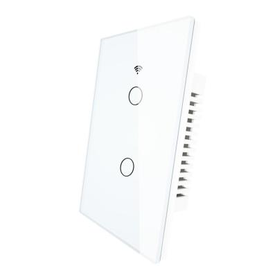 China Touch Glass Panel General Type 1/2/3/4 Gang Wifi Light Switch Smart Home 10A 90-260V for sale