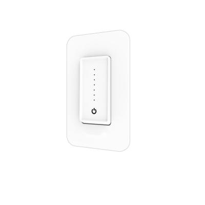China Voice Control White 3 Way Wifi Smart Dimmer Switch for sale