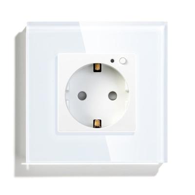 China In-Wall EU Smart Outlet Plug 13A With Alexa Google Home & IFTTT No Hub Required for sale