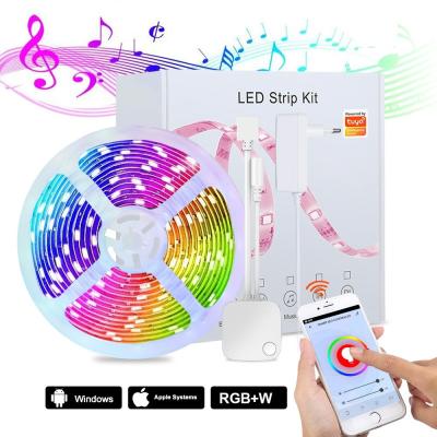 China 30W 16 Million Colors Wifi Rgb LED Strip Light 16.4ft With App Control for sale