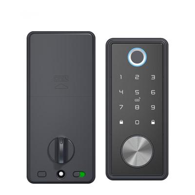 China Commercial Wifi Door Lock Work With Alexa EKey IC Card App For Home Hotel Office for sale