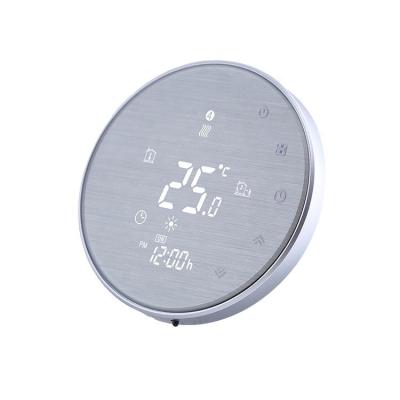 China Circular Smart Wifi Wireless Room Thermostat Remote Control AC Touch Screen for sale