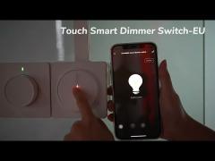 Wall Combination Electric Smart Toggle Dimmer Switch Capacitive Touch 240 Volt Smart Switch