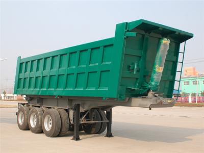 China Carbon Steel T700 Heavy Duty Semi Trailers 3 Axle 26M3 - 30M3 30t 40 Ton 50T Dump Trailer for sale