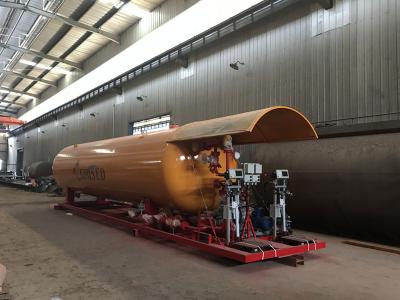 China 10 Tons LPG Skid Station , 20cbm 20000 Liters LPG Cylinder Filling Station for sale