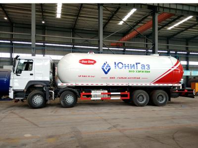 China Sinotruk HOWO 35.5m3 LPG Tanker Truck , LPG Gas Delivery Truck For Cooking Gas for sale